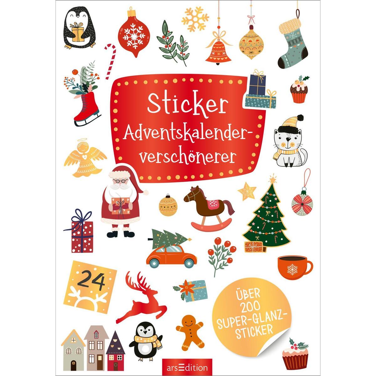 Sticker Adventskalenderverschönerer Sticker Adventskalenderverschönerer von Ars Edition GmbH