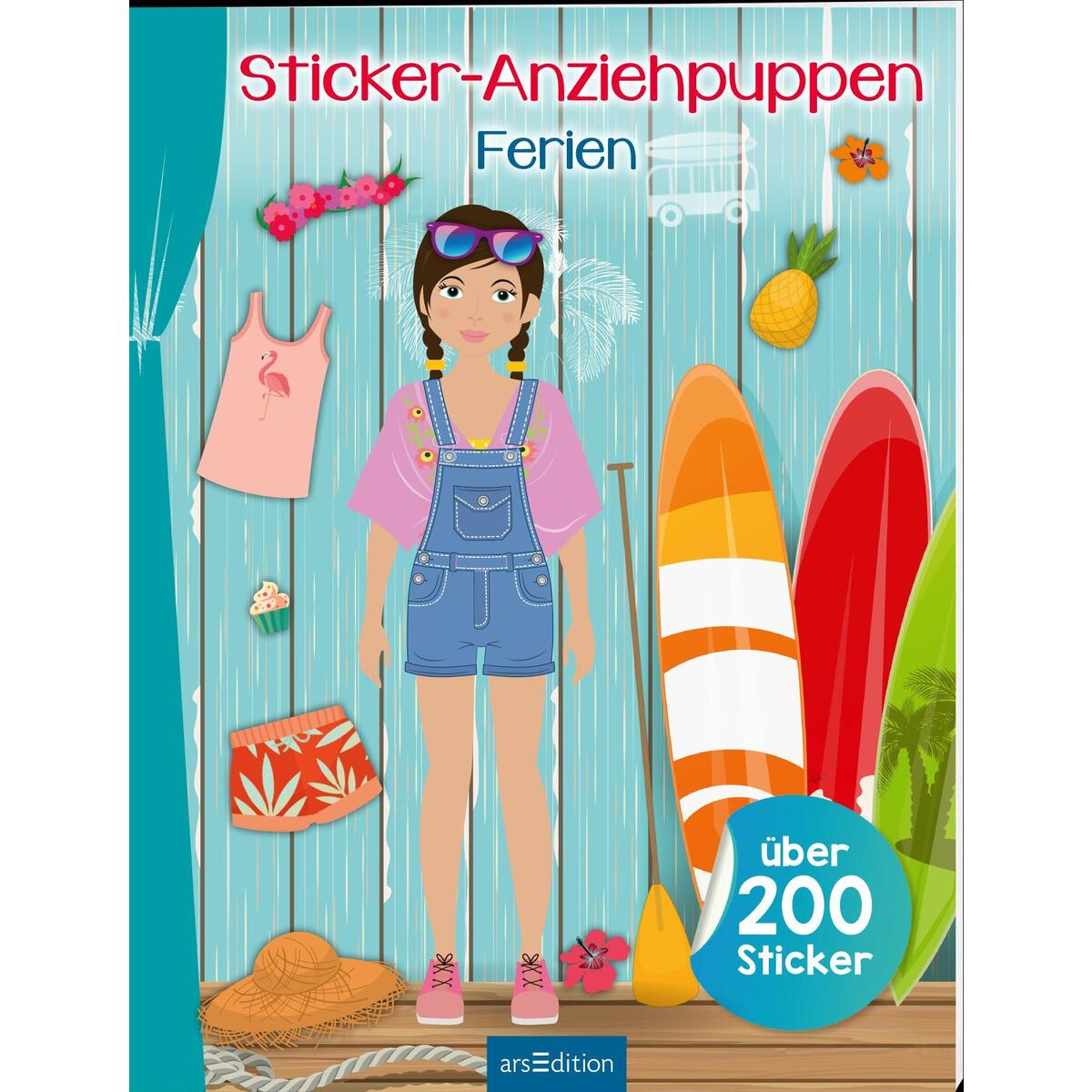 Sticker-Anziehpuppen - Ferien von Ars Edition GmbH