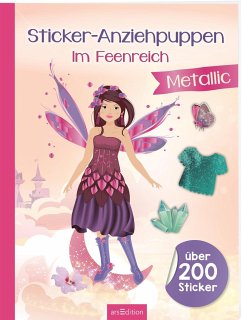 Sticker-Anziehpuppen Metallic - Im Feenreich von ars edition
