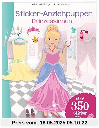 Sticker-Anziehpuppen - Prinzessinnen