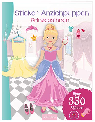 Sticker-Anziehpuppen Prinzessinnen: Über 350 Sticker | Coole Styles für Modefans ab 5 Jahren
