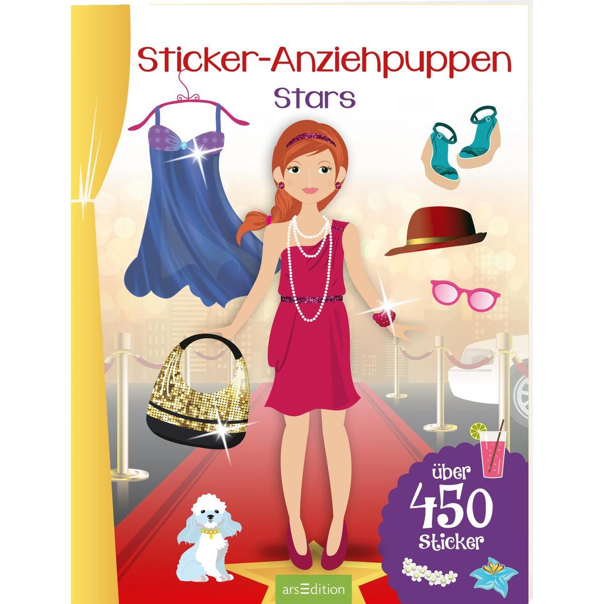 Sticker-Anziehpuppen - Stars von Ars Edition GmbH