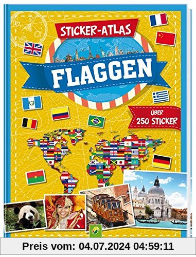 Sticker-Atlas Flaggen: Über 250 Sticker
