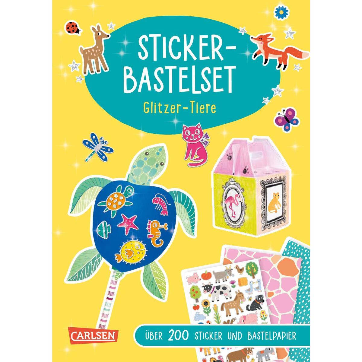 Sticker-Bastelset: Glitzer-Tiere Sticker-Bastelset: Glitzer-Tiere von Carlsen Verlag GmbH