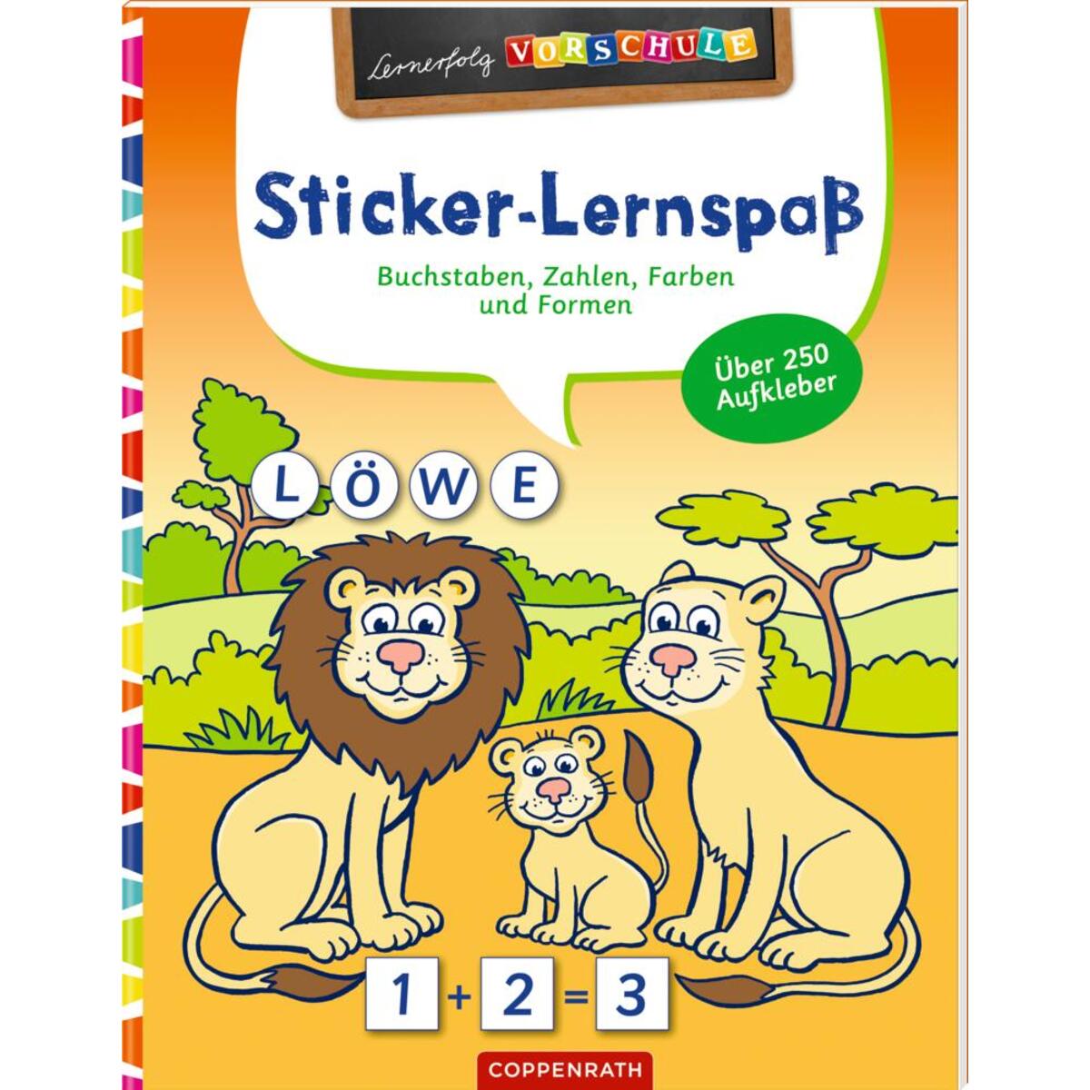Sticker-Lernspaß (Wilde Tiere) von Coppenrath