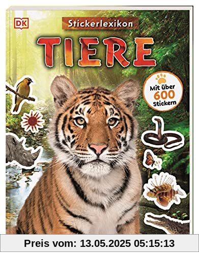 Sticker-Lexikon. Tiere: Mit über 600 Stickern