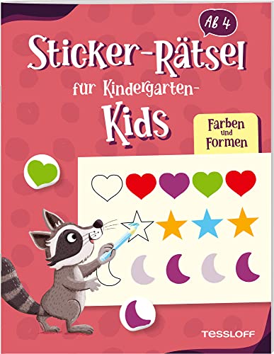 Sticker-Rätsel für Kindergarten-Kids. Farben und Formen: Rätseln und Stickern für Kinder ab 4 Jahren (Spielen & Beschäftigen) Sticker-Rätsel für Kindergarten-Kids. Farben und Formen: Rätseln und Stickern für Kinder ab 4 Jahren (Spielen & Beschäftigen) von Tessloff