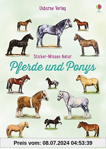 Sticker-Wissen Natur: Pferde und Ponys
