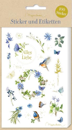 Sticker und Etiketten – Stickerbogen mit 100 Stickern: Marjolein Bastin - Natur pur: 5 Stickerbogen | 100 Sticker | hochwertige Ausstattung | mit ... von Geschenken, Karten und Erinnerungsalben