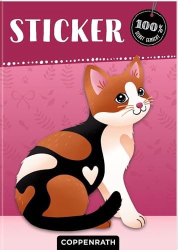 Sticker: Cat: Stickerheft mit über 80 niedlichen Aufklebern rund um Kätzchen und Co. (100% selbst gemacht) von Coppenrath F