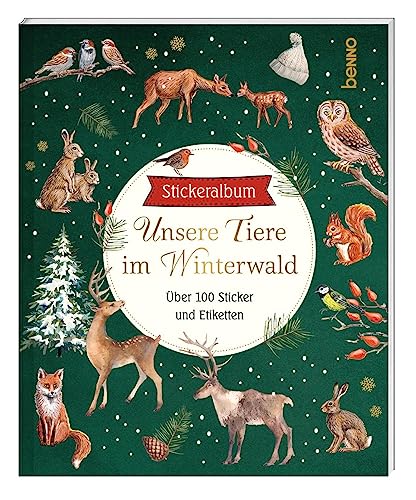 Stickeralbum »Unsere Tiere im Winterwald« von St. Benno