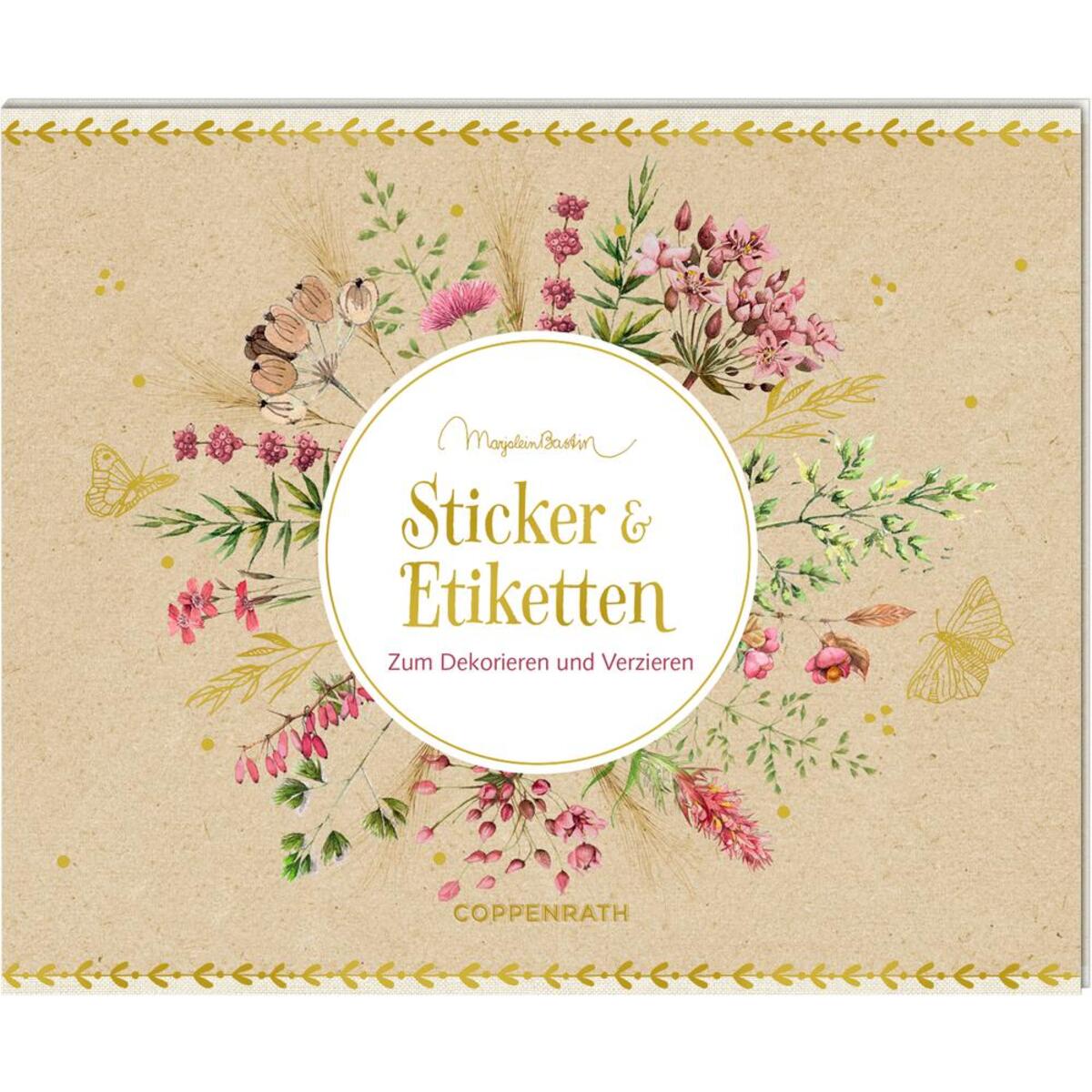 Stickerbuch »Sticker und Etiketten - Marjolein Bastin« von Coppenrath