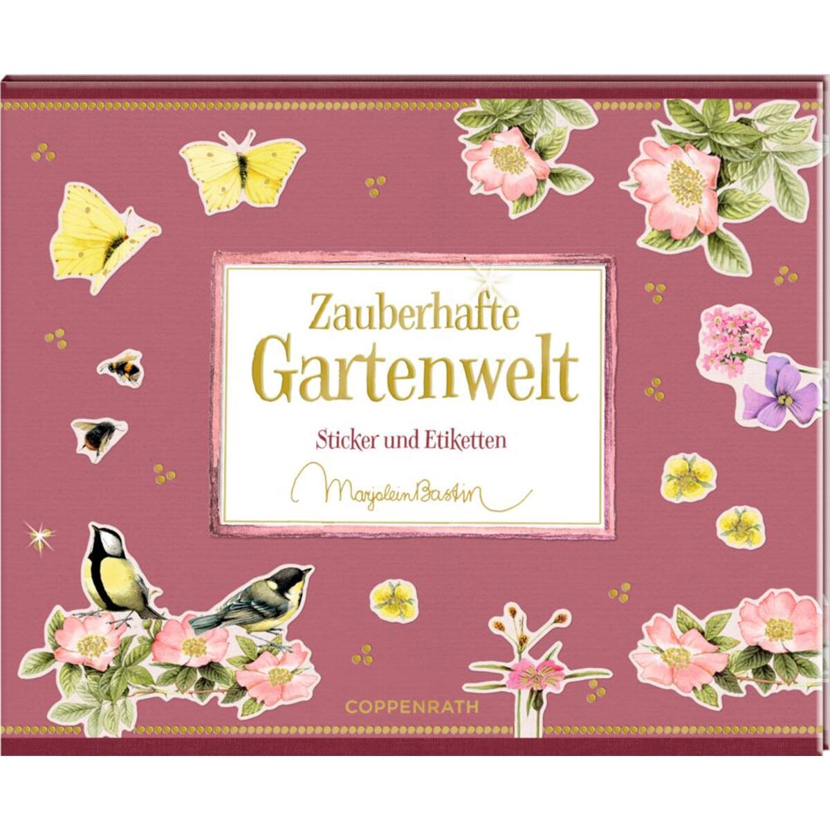 Stickerbuch - Zauberhafte Gartenwelt von Coppenrath
