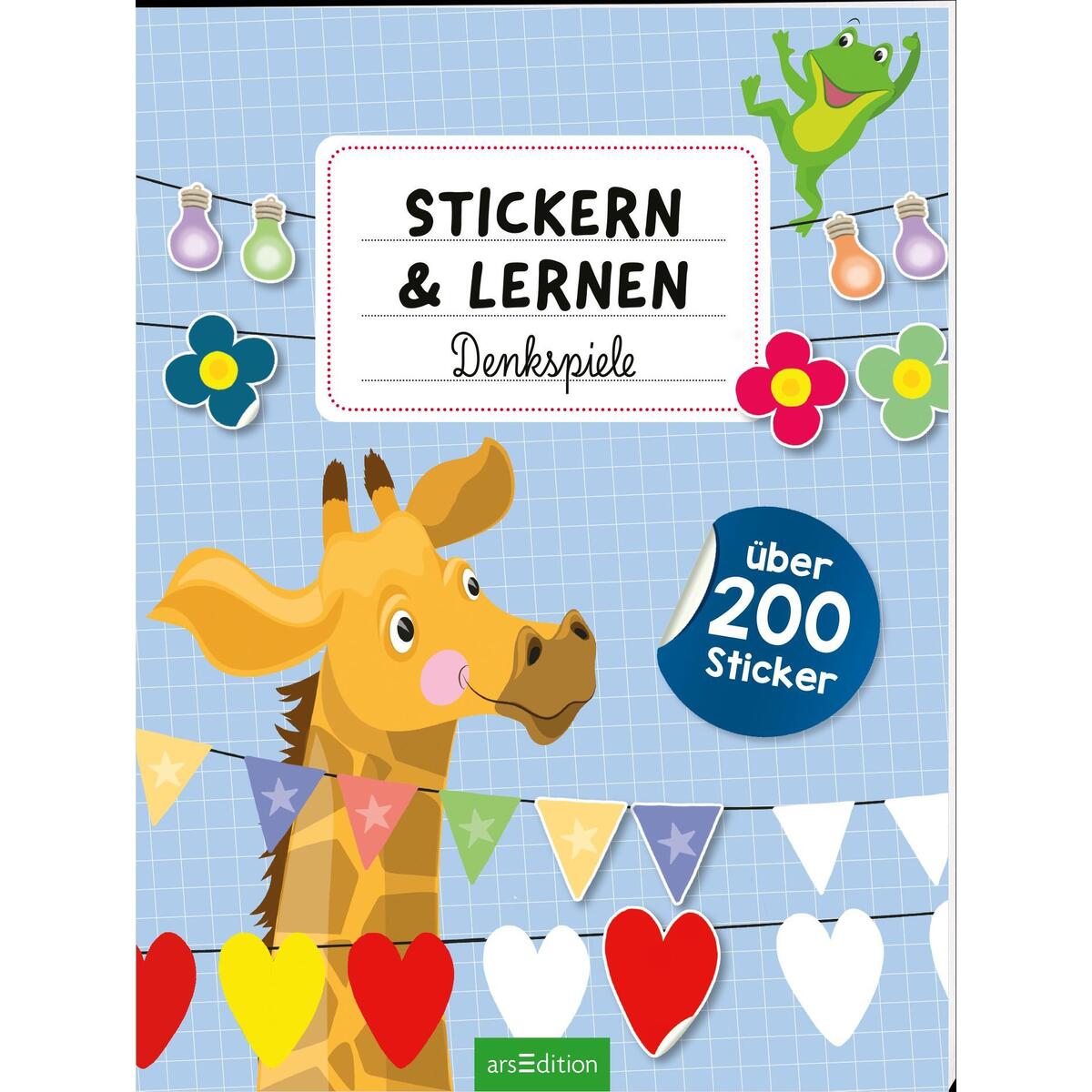 Stickern und Lernen - Denkspiele Stickern und Lernen - Denkspiele von Ars Edition GmbH