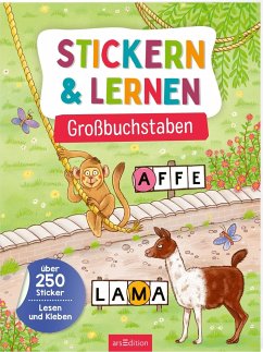 Stickern & Lernen - Großbuchstaben von ars edition