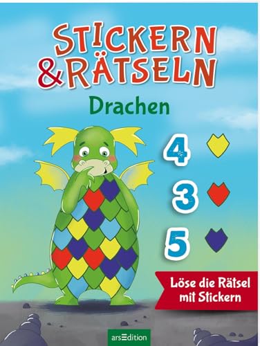 Stickern & Rätseln ab 3: Stickern & Rätseln – Drachen: Löse die Rätsel mit Stickern | Tolle Kombination aus Kleben und Knobeln für Kinder ab 3 Jahren Stickern & Rätseln ab 3: Stickern & Rätseln – Drachen: Löse die Rätsel mit Stickern | Tolle Kombination aus Kleben und Knobeln für Kinder ab 3 Jahren