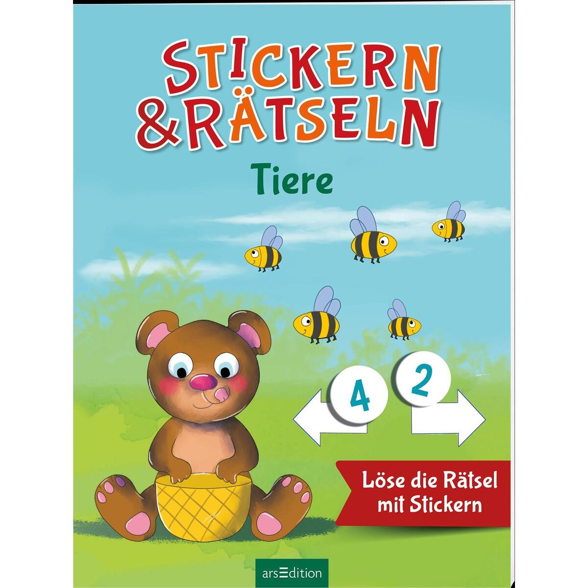 Stickern & Rätseln - Tiere Stickern & Rätseln - Tiere von Ars Edition GmbH