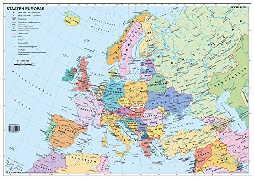 Stiefel Handkarten, Plano Staaten Europas