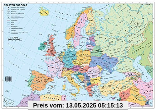 Stiefel Handkarten, Plano Staaten Europas
