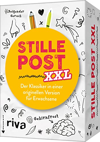 Stille Post XXL: Der Klassiker in einer originellen Version für Erwachsene. Für mehr Unterhaltung, Spaß und Kreativität auf Spieleabenden, Partys. Das perfekte Weihnachtsgeschenk Stille Post XXL: Der Klassiker in einer originellen Version für Erwachsene. Für mehr Unterhaltung, Spaß und Kreativität auf Spieleabenden, Partys. Das perfekte Weihnachtsgeschenk