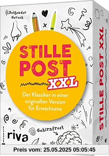 Stille Post XXL: Der Klassiker in einer originellen Version für Erwachsene. Für mehr Unterhaltung, Spaß und Kreativität auf Spieleabenden, Partys. Das perfekte Weihnachtsgeschenk