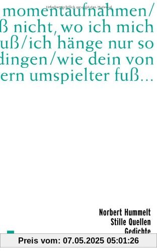 Stille Quellen: Gedichte