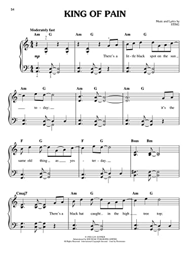 Sting - Easy Piano Collection von Hal Leonard