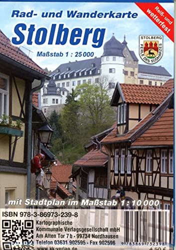 Stolberg: Rad- und Wanderkarte (Reiß- und wetterfest)