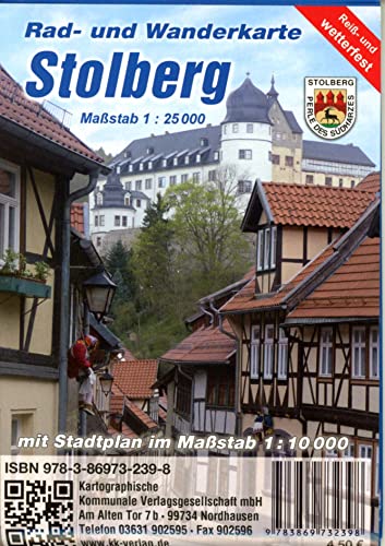 Stolberg: Rad- und Wanderkarte (Reiß- und wetterfest) von KKV