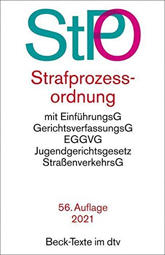 Strafprozessordnung (Beck-Texte im dtv)