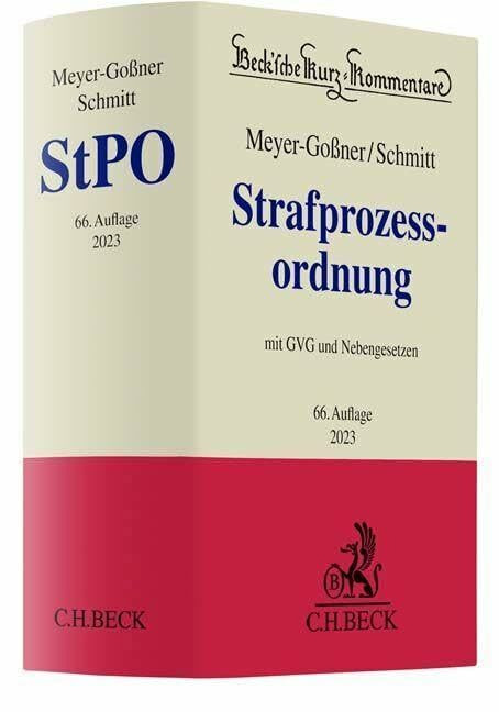 Strafprozessordnung: Gerichtsverfassungsgesetz, Nebengesetze und erg�nzende Bestimmungen (Beck...