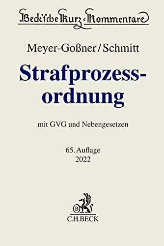 Strafprozessordnung: Gerichtsverfassungsgesetz, Nebengesetze und ergänzende Bestimmungen (Beck... Strafprozessordnung: Gerichtsverfassungsgesetz, Nebengesetze und ergänzende Bestimmungen (Beck...