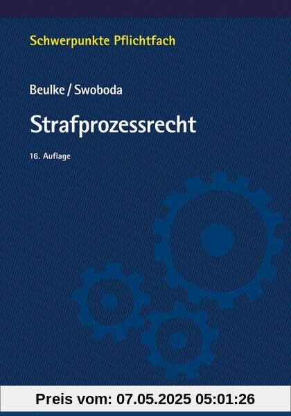 Strafprozessrecht Strafprozessrecht
