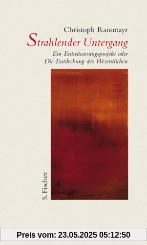 Strahlender Untergang: Ein Entwässerungsprojekt oder Die Entdeckung des Wesentlichen Strahlender Untergang: Ein Entwässerungsprojekt oder Die Entdeckung des Wesentlichen