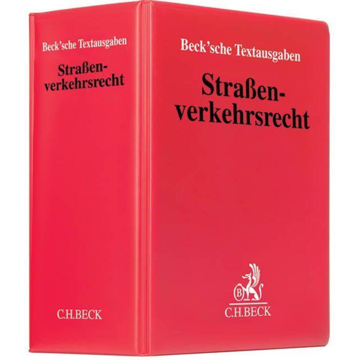 Straßenverkehrsrecht (mit Fortsetzungsnotierung). Inkl. 114. Ergänzungslieferung von C.H. Beck