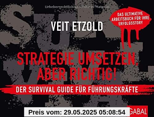 Strategie umsetzen, aber richtig! Der Survival Guide für Führungskräfte: Das ultimative Arbeitsbuch für Ihre Erfolgsstory (Dein Business)