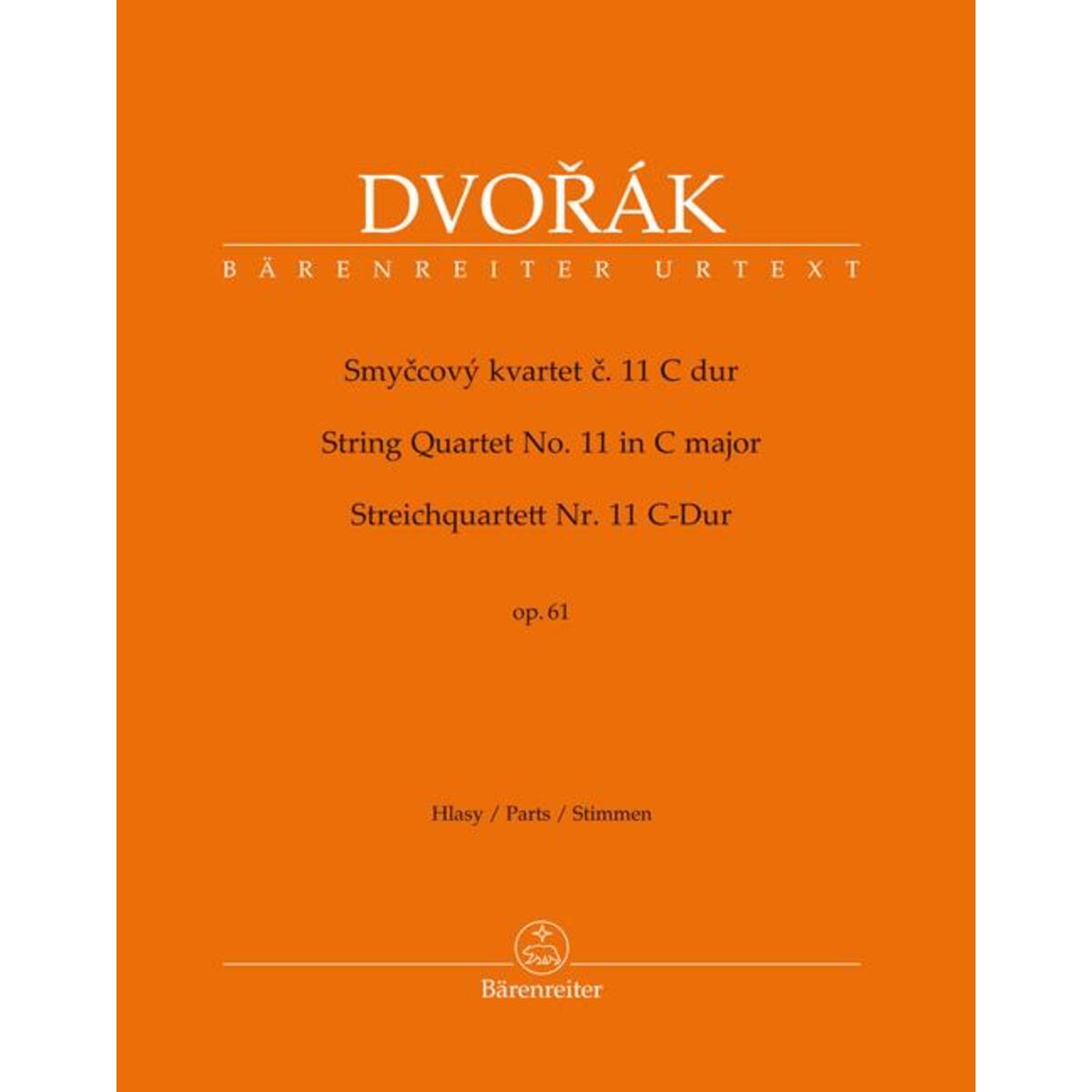 Streichquartett Nr. 11 C-Dur op. 61 von Baerenreiter-Verlag
