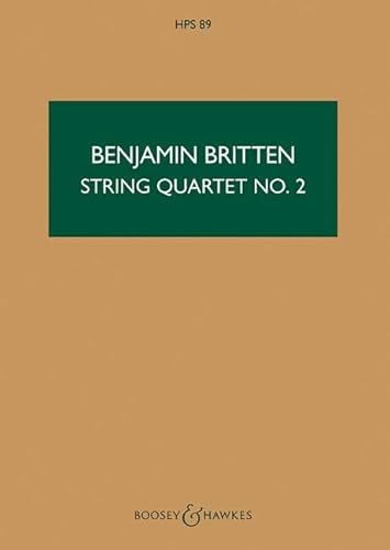 Streichquartett Nr. 2 C-Dur: op. 36. Streichquartett. Studienpartitur.: HPS 89. op. 36. string quartet. Partition d'étude. (Hawkes Pocket Scores) von Boosey & Hawkes Publishers Ltd.