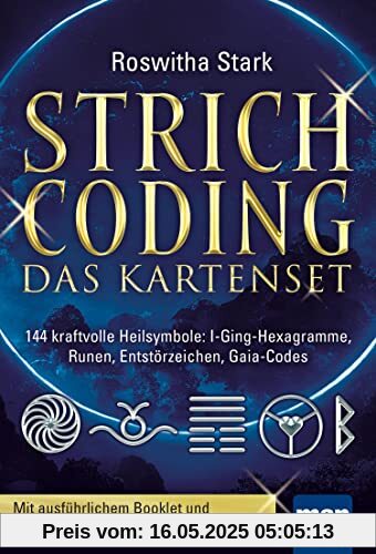 Strichcoding. Das Kartenset: 144 kraftvolle Heilsymbole: I-Ging-Hexagramme, Runen, Entstörzeichen, Gaia-Codes. Mit ausführlichem Booklet und zahlreichen Anwendungsmöglichkeiten