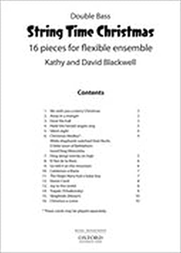 String Time Christmas: 16 pieces for flexible ensemble (String Time Ensembles) von Oxford University Press