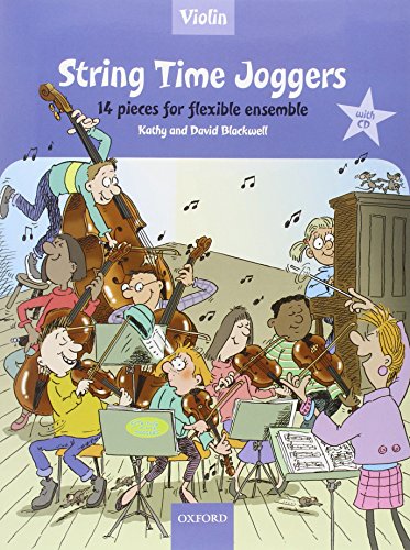 String Time Joggers Violin Book: 14 Pieces for Flexible Ensemble (String Time Ensembles) von Oxford University Press