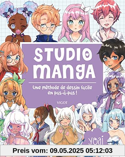 Studio manga: Une méthode de dessin facile en pas-à-pas