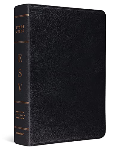 Study Bible-ESV [With Online Access Code]: English Standard Version, Black Genuine Leather