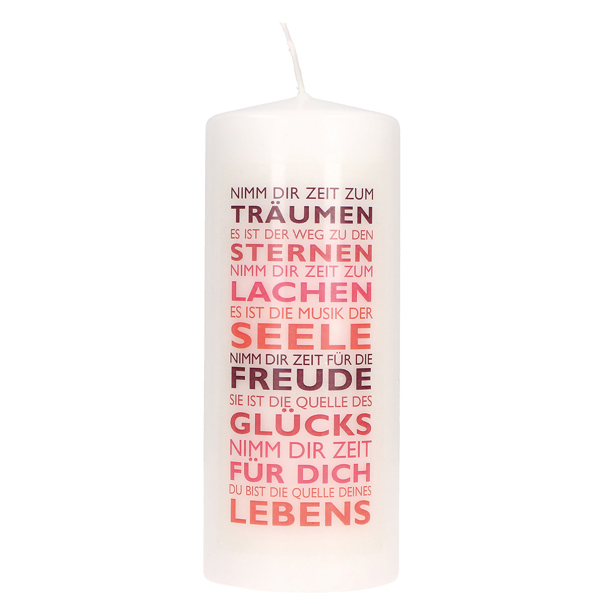Stumpenkerze »Nimm dir Zeit« von Butzon und Bercker