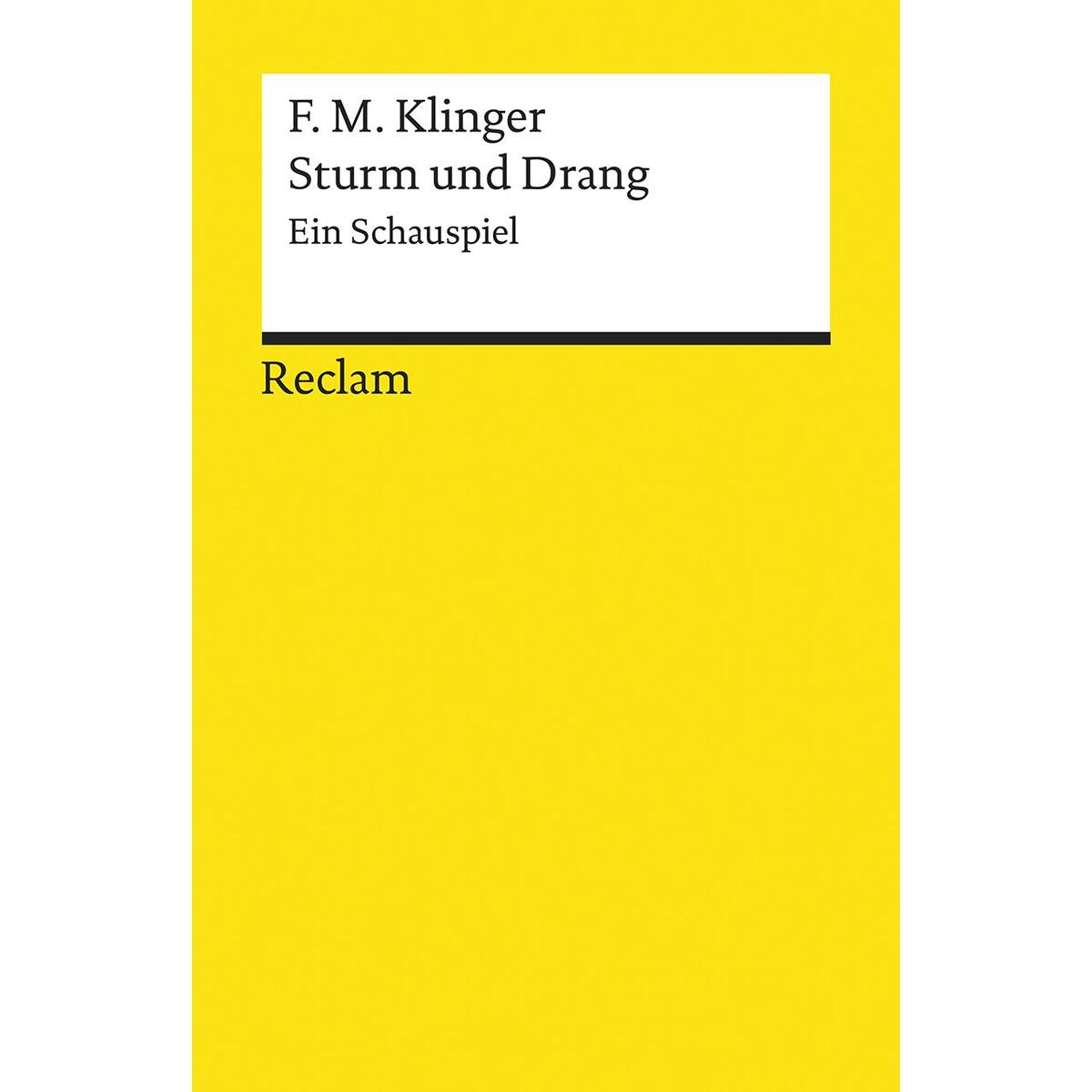 Sturm und Drang Sturm und Drang von Reclam Philipp Jun.