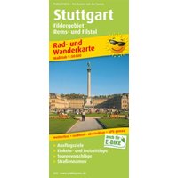 Stuttgart, Fildergebiet - Remstal Rad/Wanderkarte