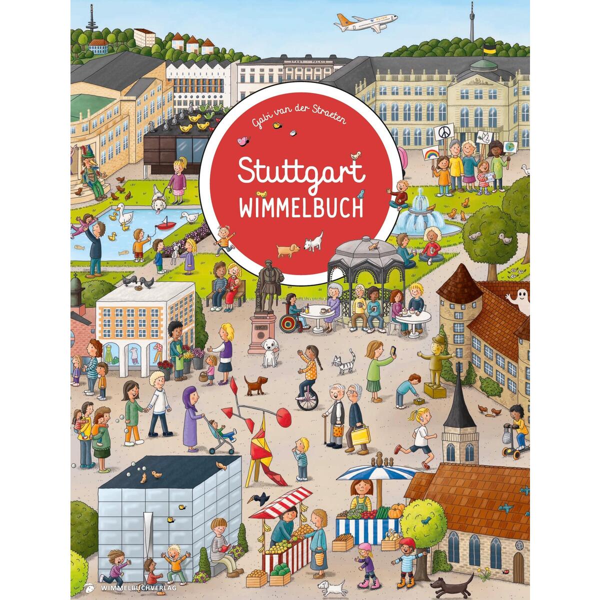 Stuttgart Wimmelbuch von Adrian Wimmelbuchverlag