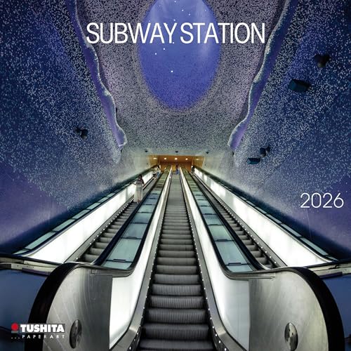 Subway Station 2026: Kalender 2026 (Wonderful World) von Tushita PaperArt