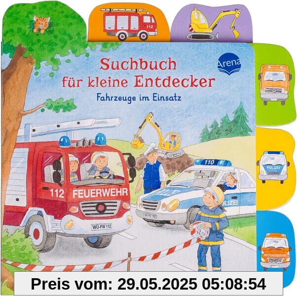 Suchbuch für kleine Entdecker. Fahrzeuge im Einsatz: Erster Suchspaß ab 18 Monaten