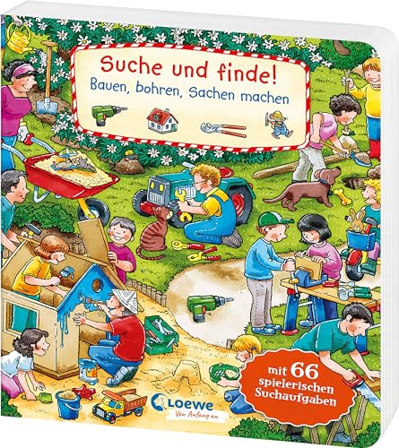 Suche und finde! Bauen, bohren, Sachen machen: Wimmelbuch ab 2 Jahren mit 66 spannenden Suchaufgaben zum Entdecken von LOEWE